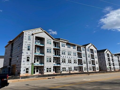 Apartment Buildings Under Construction in Raleigh